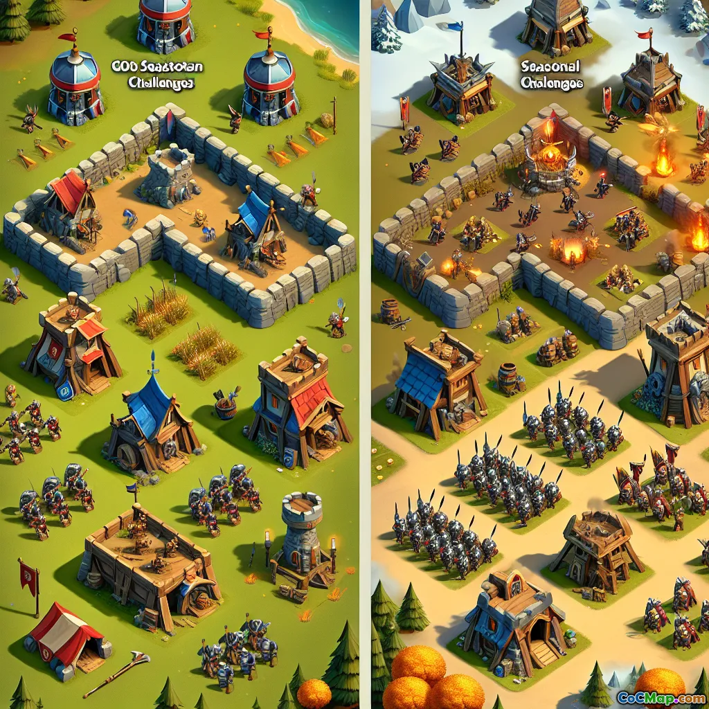 Melhores Estratégias de Clash of Clans para Desafios Sazonais