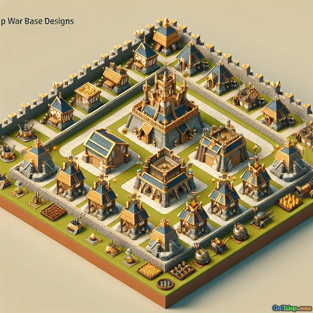 Top War Base Designs for Clash of Clans 2024