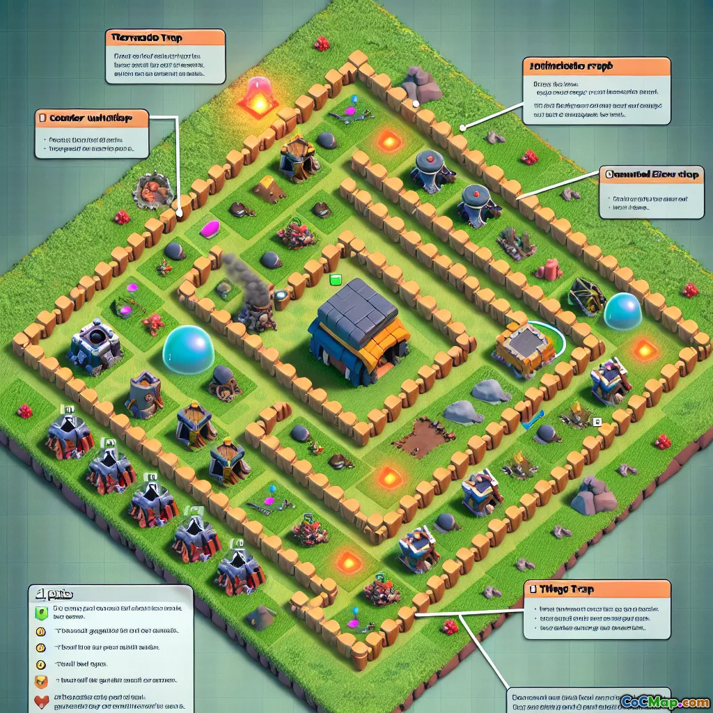 Tornado Trap Placement: Turning the Tide Against Hog and Miner Rushes