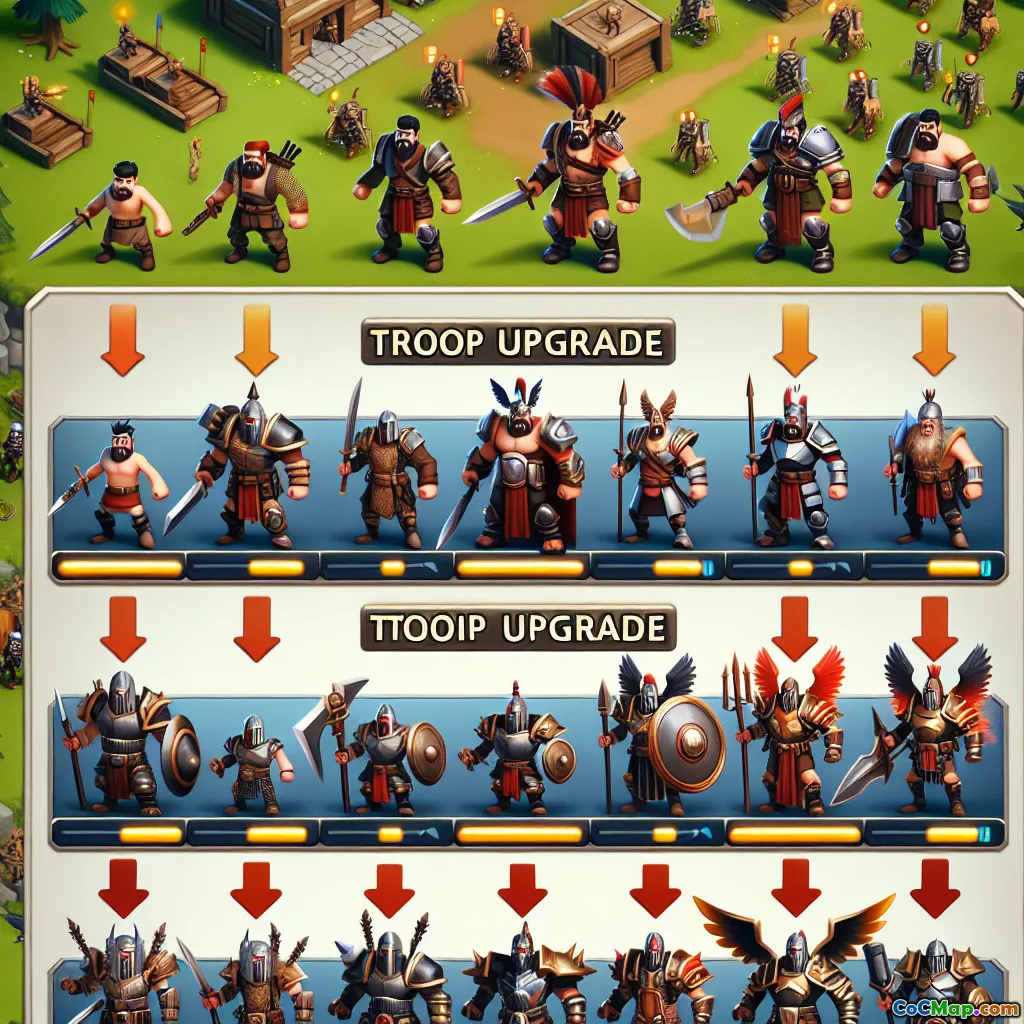 Zrozumienie ulepszeń jednostek w Clash of Clans