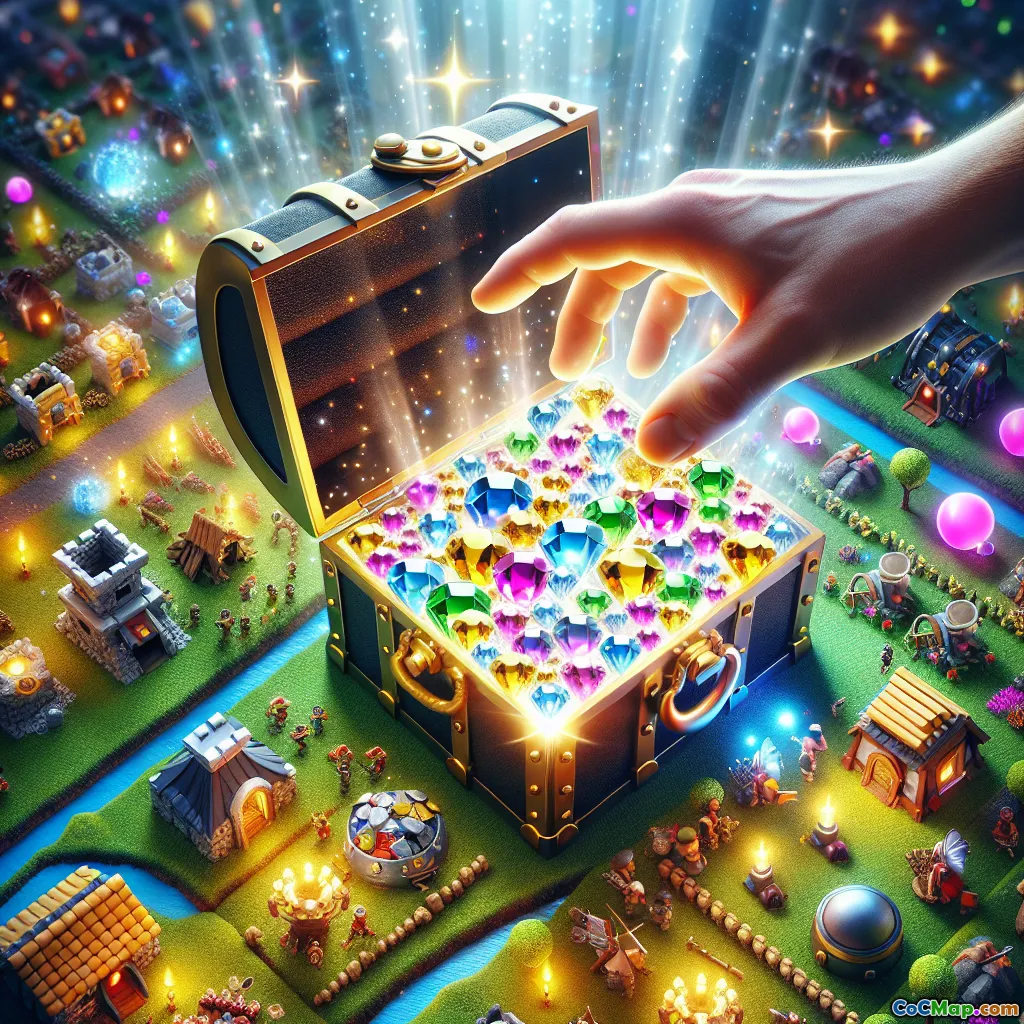 فتح قوة الأحجار الكريمة في Clash of Clans