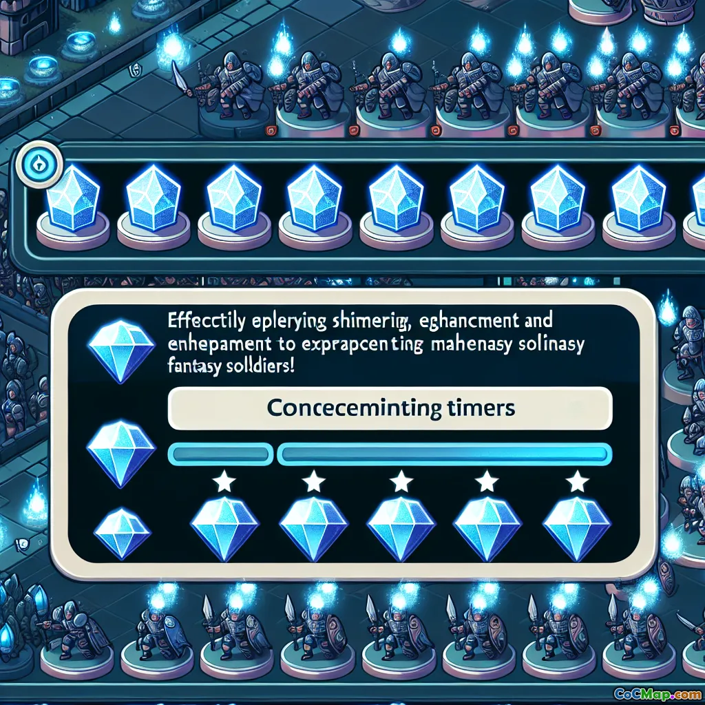 Utiliser des Gemmes Gratuites pour accélérer efficacement la formation d'unités et les améliorations