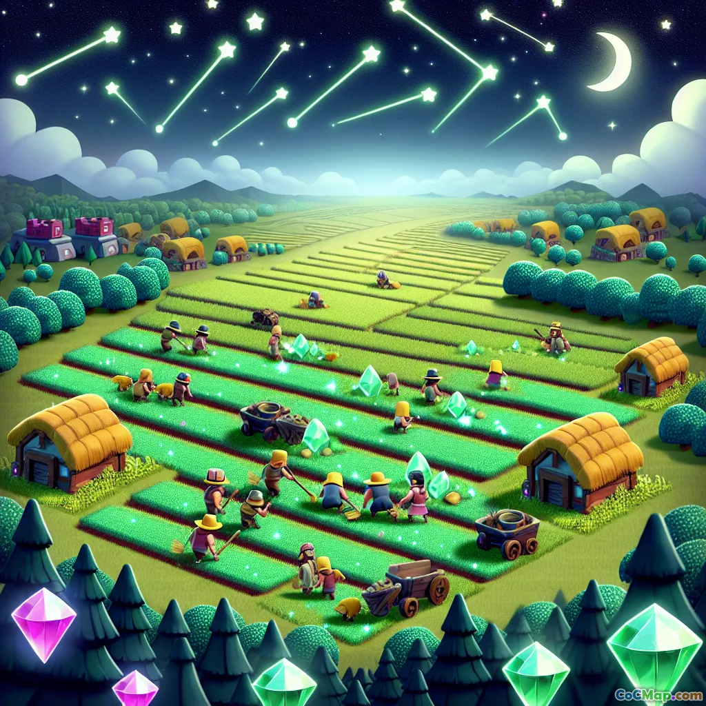 When is the best time to farm Gems in Clash of Clans?