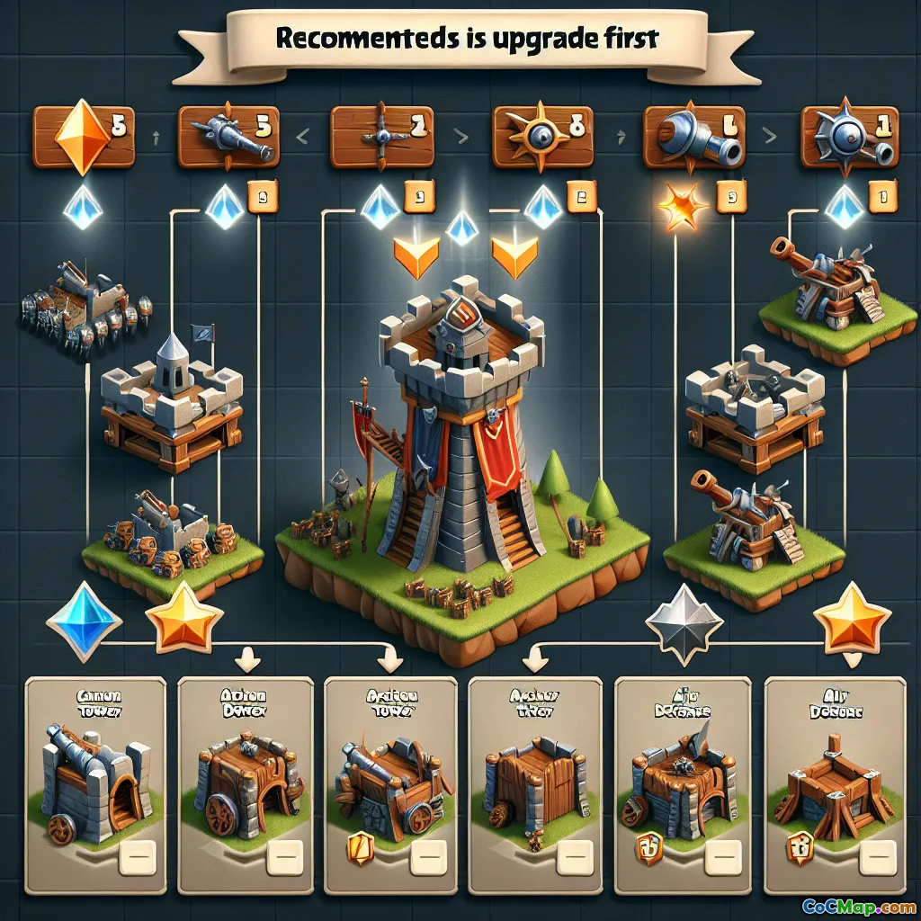 Which Defenses to Max First for Strong Clan War Defense