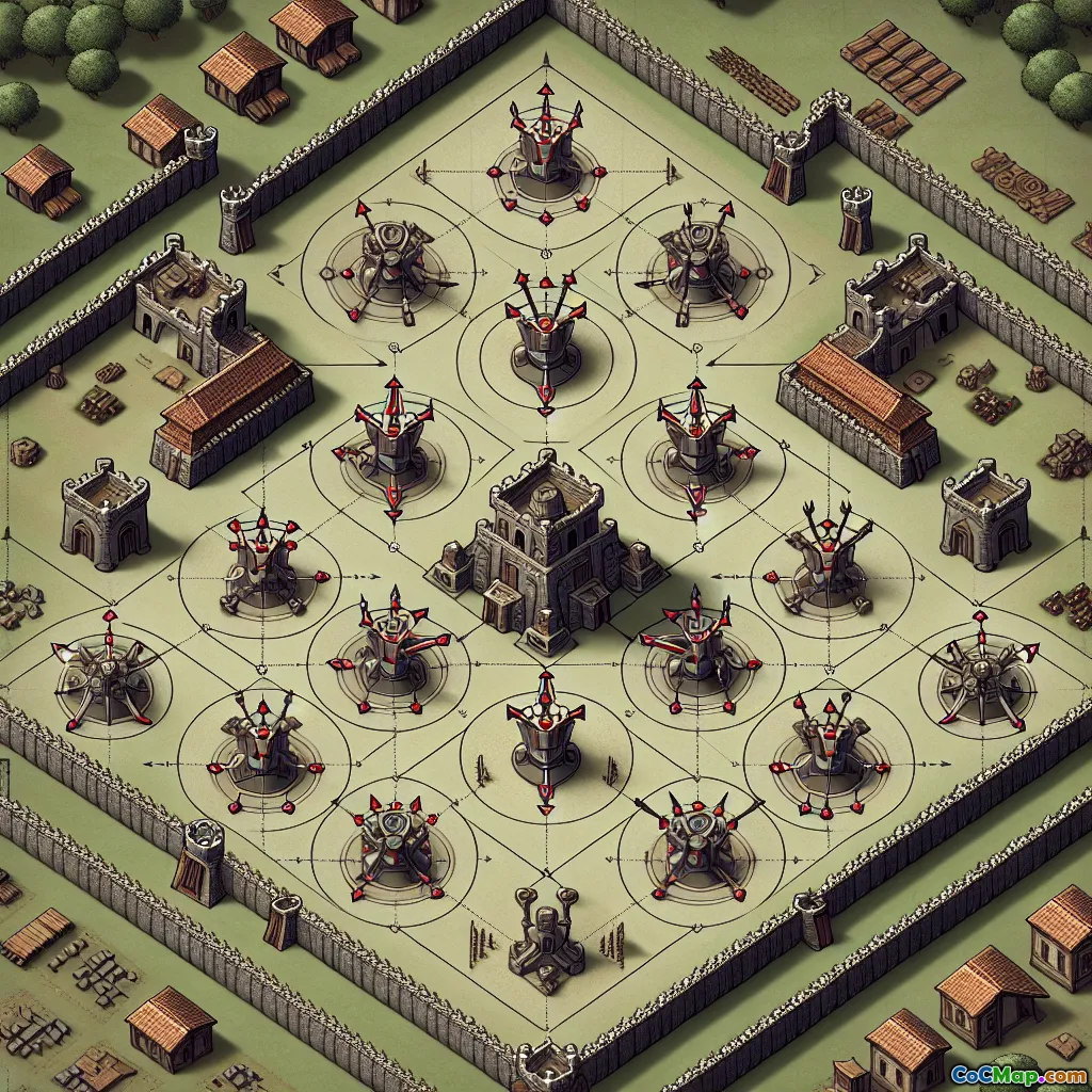 Strategi Penempatan X Bow untuk Melindungi Basis Anda