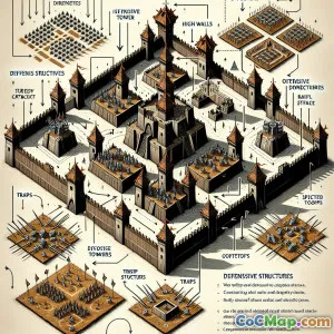 युद्ध के लिए उन्नत रक्षा बेस लेआउट