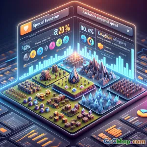 Анализ влияния специальных событий на прогресс в Clash of Clans