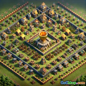 Base Optimization: Balancing Resource and Trophy Protection