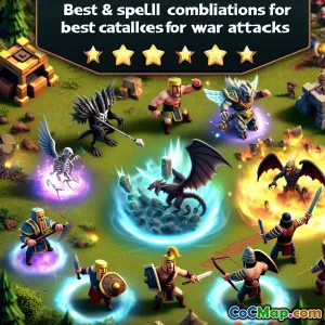 Best Spell Combinations for War Attacks