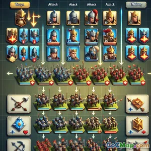 Лучшие составы войск для атак на основе событий