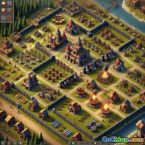 Clash tactics: strategic trap positioning for winning defenses