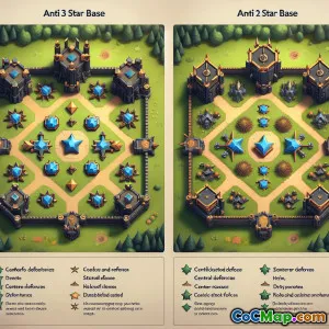 Comparing Anti 3 Star and Anti 2 Star Bases: Which Suits Your Clan?