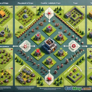 Motverkar vanliga fällstrategier i Clash of Clans