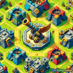 Eagle Artillery Placement for Strategic Advantage