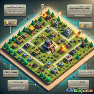 Strategii eficiente de plasare a bombelor în Clash of Clans
