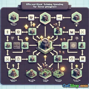 Efficient Elixir Spending for Faster Progress