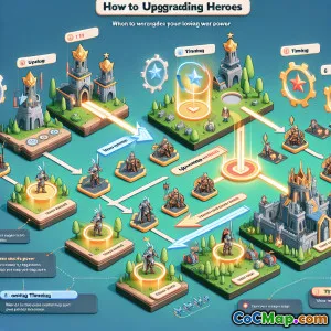 ترقيات الأبطال بدون فقدان قوة الحرب: نصائح وتوقيتات