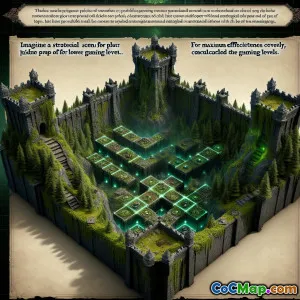 Hidden Traps: Where to Place Them for Maximum Defense at Low Levels