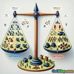 Как сбалансировать нападение и защиту в Clash of Clans