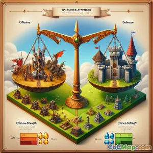 Hvordan balansere oppgraderinger for krenkende og defensiv styrke