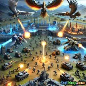 Hybrid Attacks: Combining Ground and Air Units for Flexibility