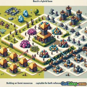 Mastering Hybrid Bases: Balancing Farming and Defense Effectively