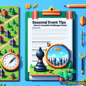 Seasonal Event Tips: How to Complete Challenges Faster