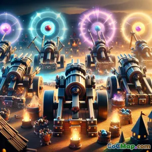 Siegemaskiner: Integrering av staver for seier