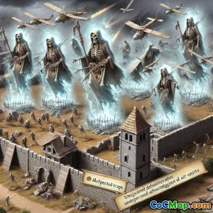 Skeleton Traps: Unexpected Defense Against Air Attacks