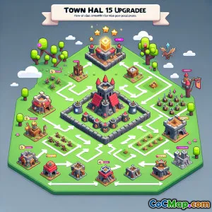 Step by Step TH15 Upgrade Order for Competitive Clan War Players