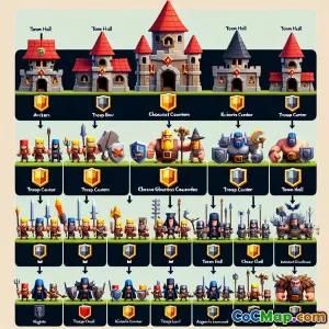 Лучшие Контр-атаки на войска для каждого уровня Королевской Башни