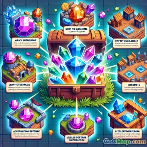 أفضل الطرق لإنفاق الجواهر في Clash of Clans