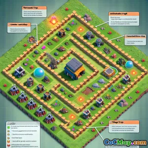 Tornado Trap Placement: Turning the Tide Against Hog and Miner Rushes