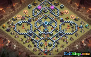 Best Anti 2 Star TH13 War Base 2025 - Copy Link Here! #26248