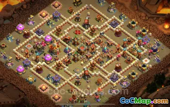 Base Perang TH16 Anti Bintang 2 Terbaik 2024 dengan Link & Strategi #17762