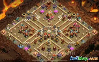 Best Anti 2-Star TH16 War Base - Clash of Clans 2025 #22269