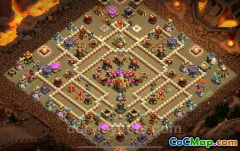 Best Anti 2 Star TH16 War Base for Legend League 2025 #22265