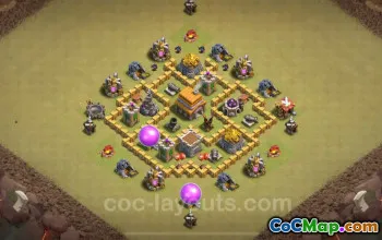 Best Anti 2-Star TH5 War Base 2024 - Copy Link Here! #18175