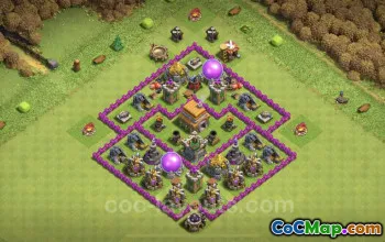 Best Anti 2 Star TH6 Base - Copy Link & Anti Air Setup #18388