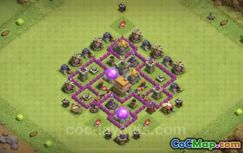 Best Anti 2-Star TH6 Base - Hybrid with Link & Copy #18410