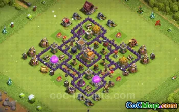 Best Anti 2 Star TH7 Base 2025 | Hybrid Design & Link #24156