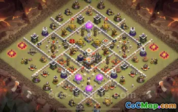 Best Anti 2 Stars TH11 War Base 2024 - Link Included #25420
