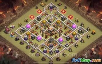 Best Anti 2 Stars TH11 War Base 2025 - Clash of Clans Guide #20142