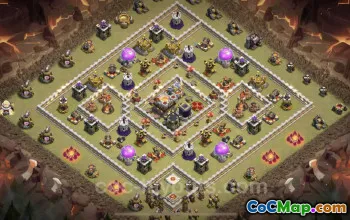 Best Anti 2 Stars TH11 War Base - Legend League Copy #20192