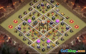 Best Anti 2 Stars TH11 War Base with Link - Clash of Clans 2024 #20391