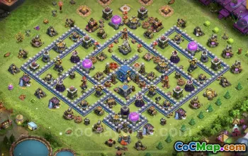Best Anti 2 Stars TH12 Base: Clash of Clans Defense Guide #20635