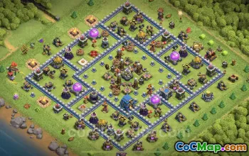 Best Anti 2 Stars TH12 Base Copy | Clash of Clans Defense #20601
