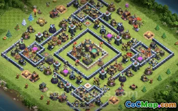 Best Anti 2 Stars TH14 Base for Legend League Defense #26003