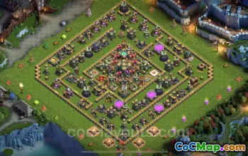 Best Anti 2 Stars TH14 Base - Legend League Defense Guide #21556
