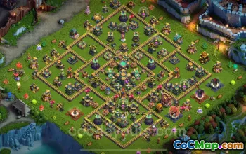 Best Anti 2 Stars TH14 Base with Link 2025 | Clash of Clans #48583